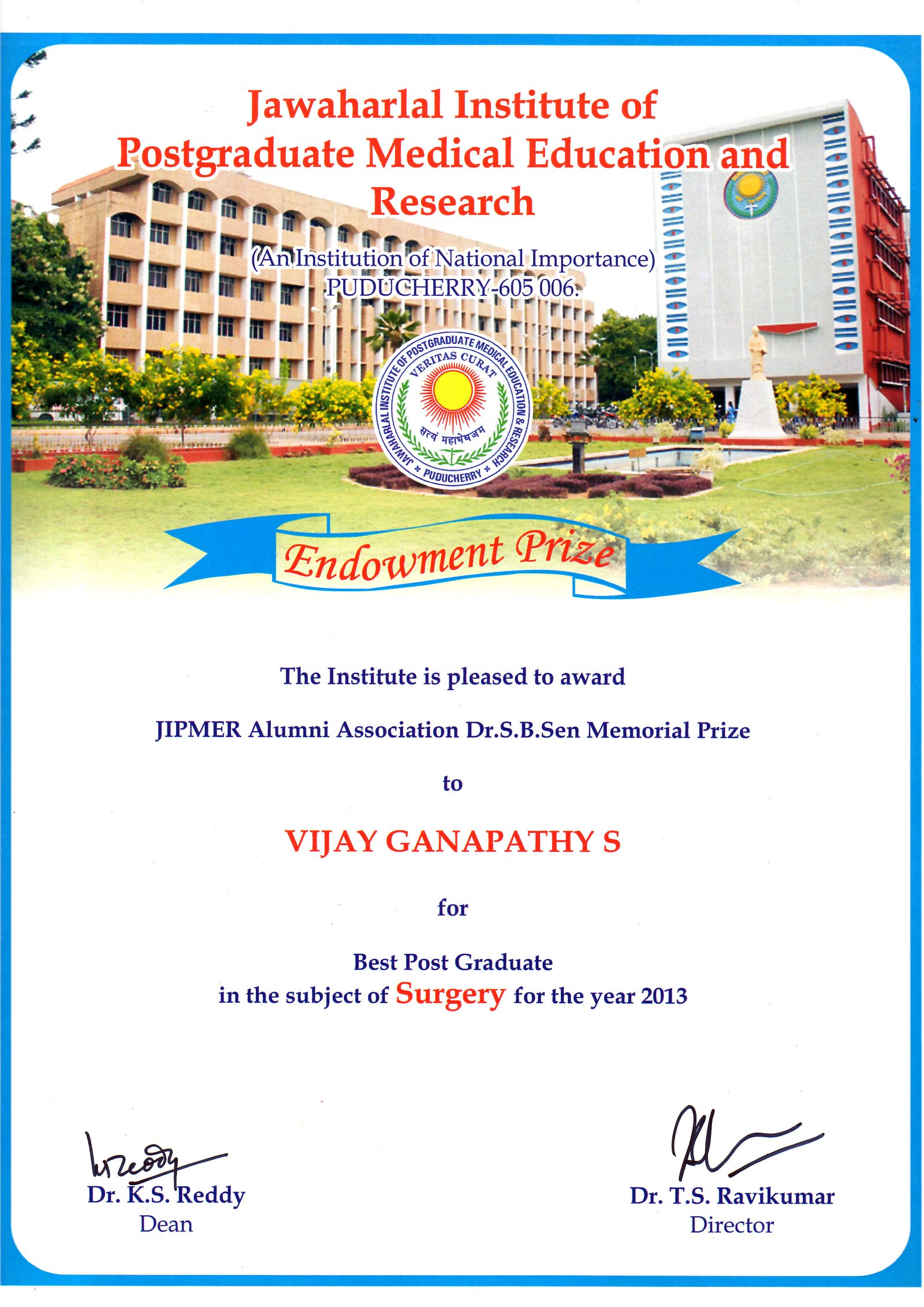 Jipmer Gold Medal Alumni